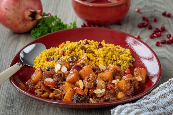 Squash, Cranberry & Red Onion Tagine - Vegan Ready Meal