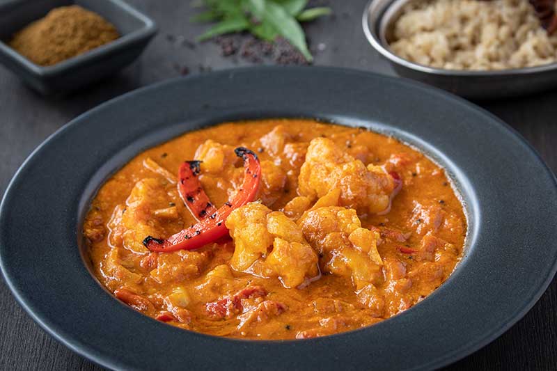 Keralan Red Pepper & Cauliflower Curry - Vegan Ready Meals