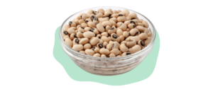 Black-eyed peas in bowl