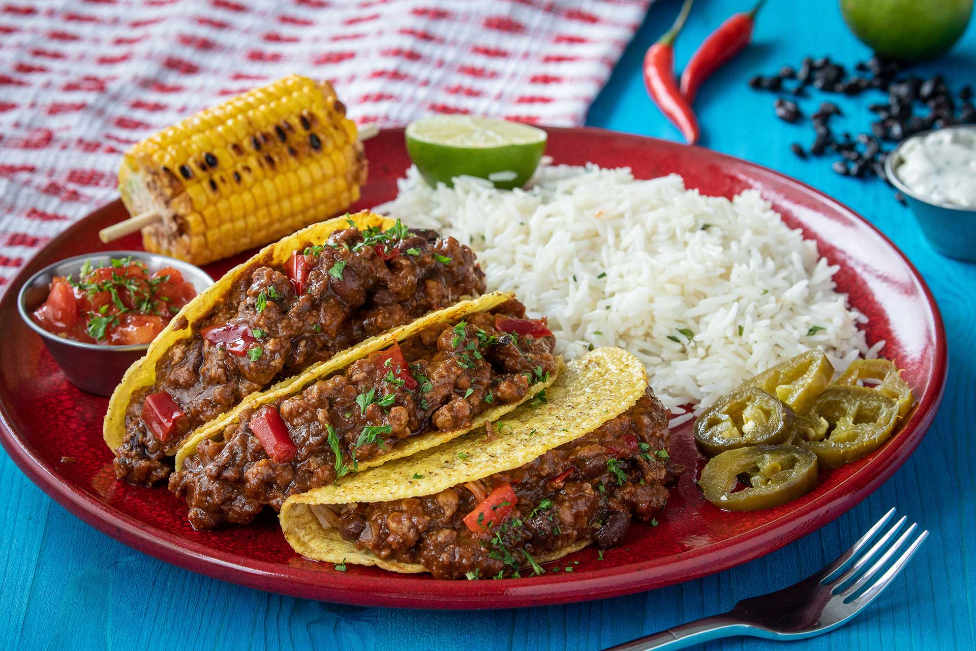 Frozen Mexican, Caribbean & American Ready Meals